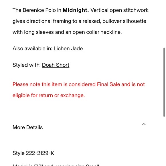 Jonthan Simkhai Sweater Polo - Picture 4 of 4